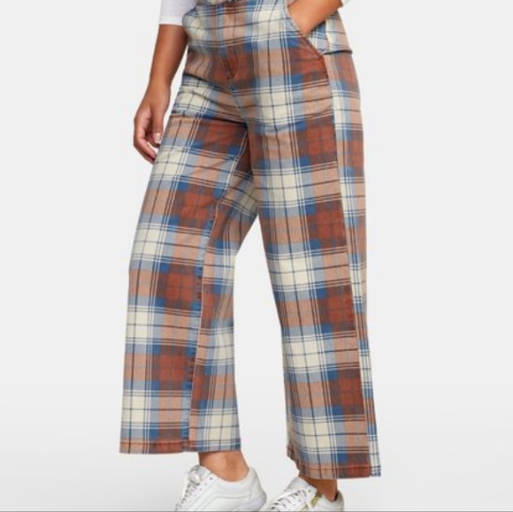 RVCA Niku High Rise Wide Leg Trousers - Picture 10 of 10